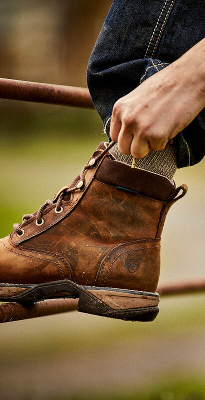 Anthem Round Toe Lacer Waterproof Boot Lifestyle